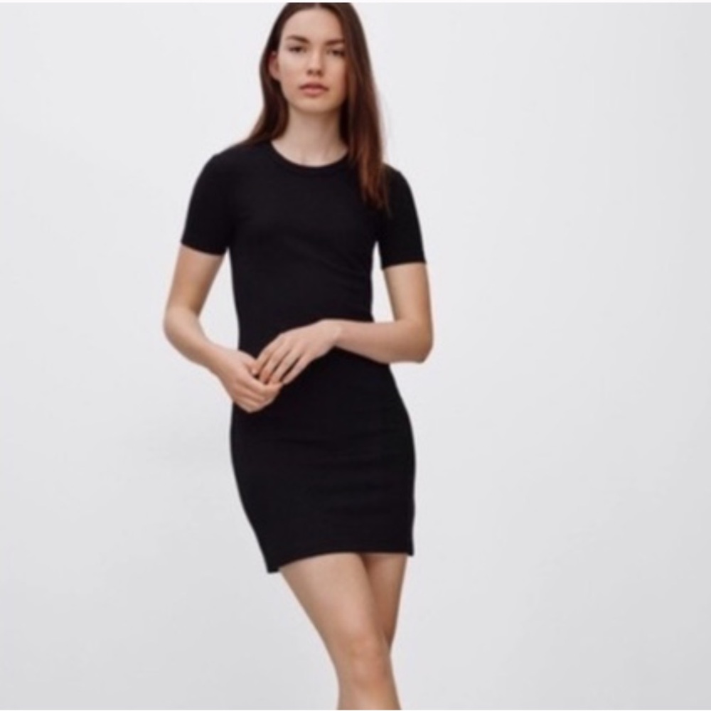 Aritzia Sunday Best Classic Black Mini Dress
